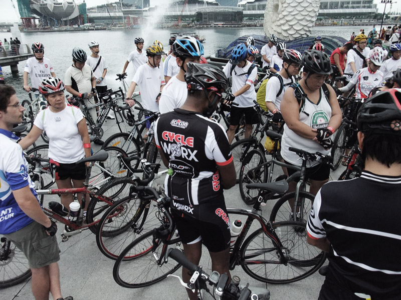 A minute of silence for passed cyclists