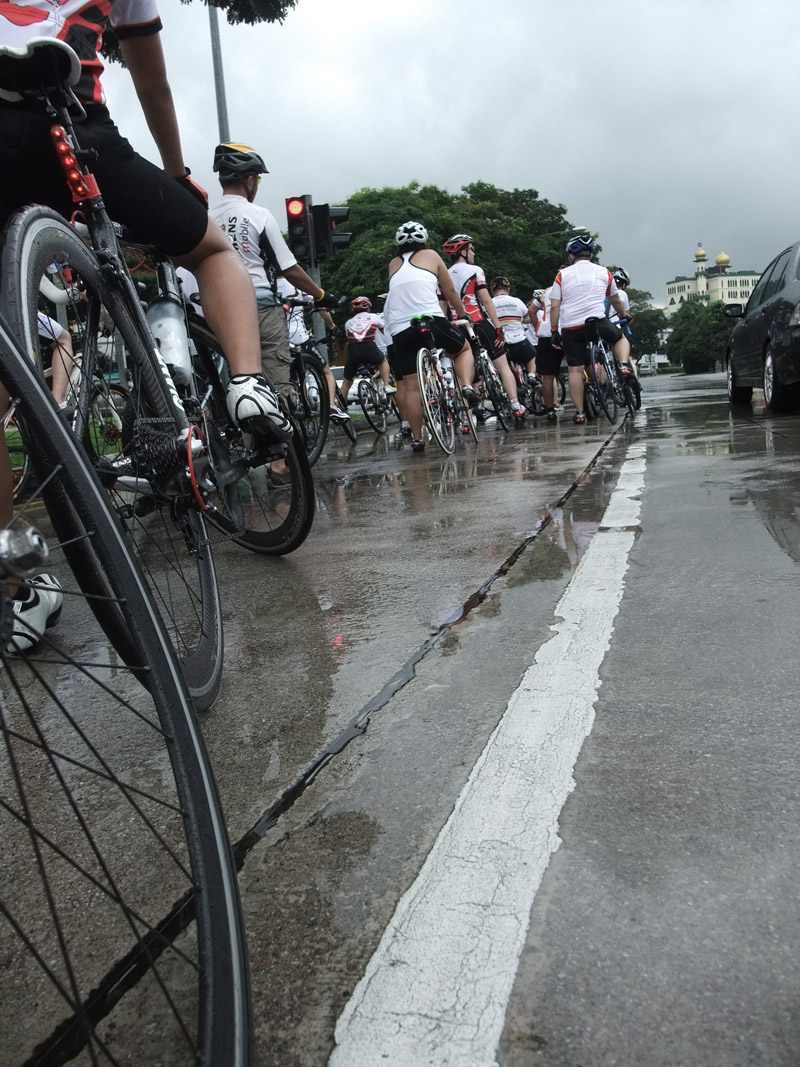 Getting ready to turn into Guillemard road