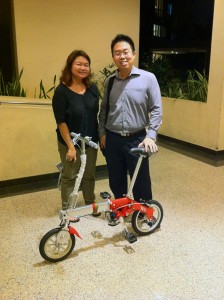 Alex, Siok Foon and the new eBike